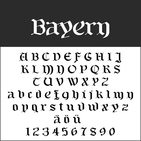 bayerische schrift spurensuche und gratis fonts