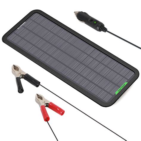 volt solar battery maintainer waterproof car rv charger tender trickle   ebay