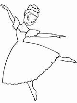 Ballet Colorir Bailarina Dancer Ballerina Getcolorings Sonriente Coloringsky Colorido sketch template