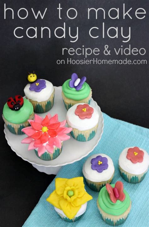 cupcake boot camp how to make candy clay hoosier homemade