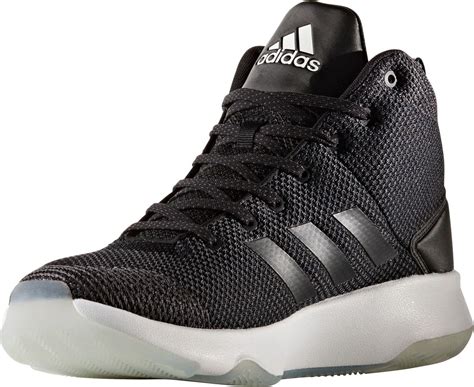 adidas rubber cloudfoam executor mid basketball shoes  blackblackwhite black  men lyst