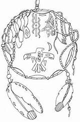 Coloring Pages Kokopelli American Native Printable Dream Patterns sketch template