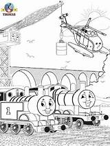 Tomek Przyjaciele Kolorowanki Cranky Harold Tomas Childrens Spencer Paint Railway Sodor sketch template