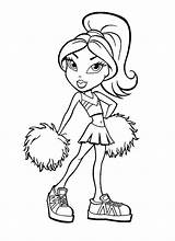 Coloring Bratz Pages Kids Printable Colouring Online Sheets Drawings Sports sketch template