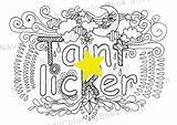Licker Taint sketch template