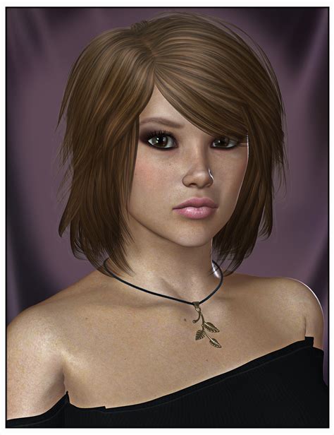 toby hair for genesis 2 female s and victoria 4 daz 3d