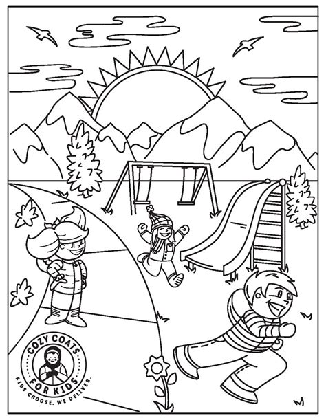 coloring pages coats