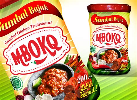 Sribu Desain Label Design Label Sambal Untuk Mbokq