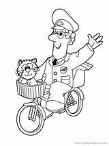 Postman Pat Coloring Pages Cartoons Colouring Printable Homely Color Getcolorings Kb Getdrawings sketch template