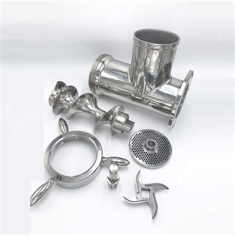 meat grinder accessories parts stainless steel head worm fixing ring spare parts