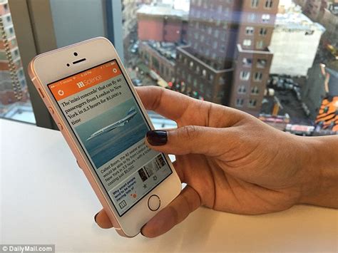 apple s iphone se review by daily mail online