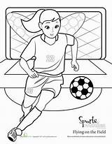 Sports Soccer Drawing Kids Coloring Easy Fairy Pages Activity Education Colouring Sport Worksheet Color Activities Cup Theme Fun Football Sheets sketch template
