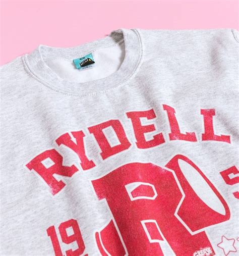 Grease Rydell High School Athletic Ash Grey Sweater