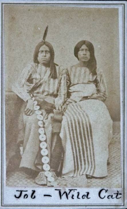 job and his wife wild cat 1871 indigenous north americans native