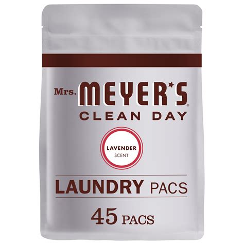 Mrs Meyers Clean Day Laundry Packs Lavender Scent 45 Pods Walmart