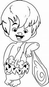 Bam Pebbles Flintstone Dragoart Rubble sketch template