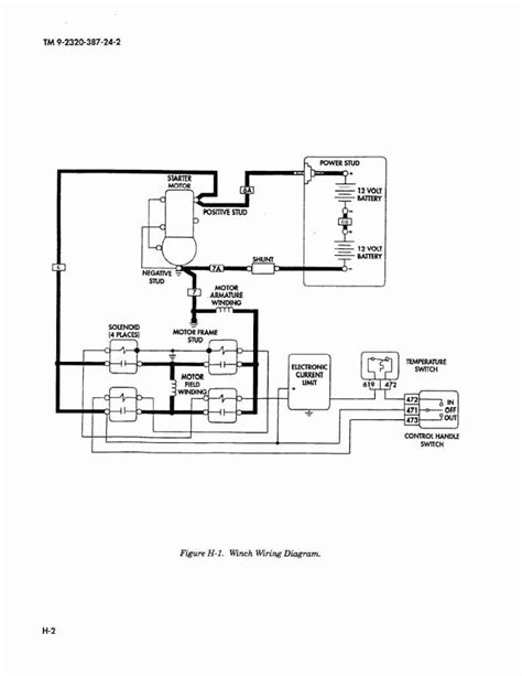 warn winch wiring diagram  winch solenoid switch wiring warn