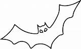 Bat Bats Clipartmag Stilizzato Pipistrello sketch template