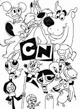 Cartoon Coloring Pages Network Characters Disney Drawing Show Cartoons Printable 90s Print Nickelodeon Color Sheets Talent Regular Shows Kids Adult sketch template