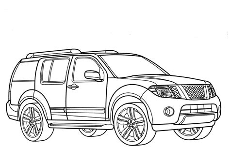 transport nissan coloring pages