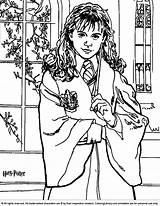 Potter Harry Coloring Pages Printable Print Hermione Granger Book Printables Library Choose Board Coloringlibrary sketch template