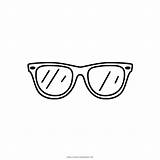 Coloring Glasses Occhiali Sunglass Colorare Disegni Goggles Hut Webstockreview Pngwing sketch template