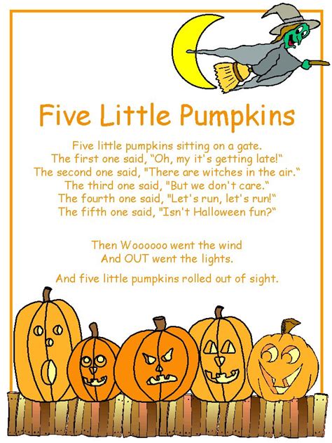 pumpkins poem halloween poems  kids halloween poems