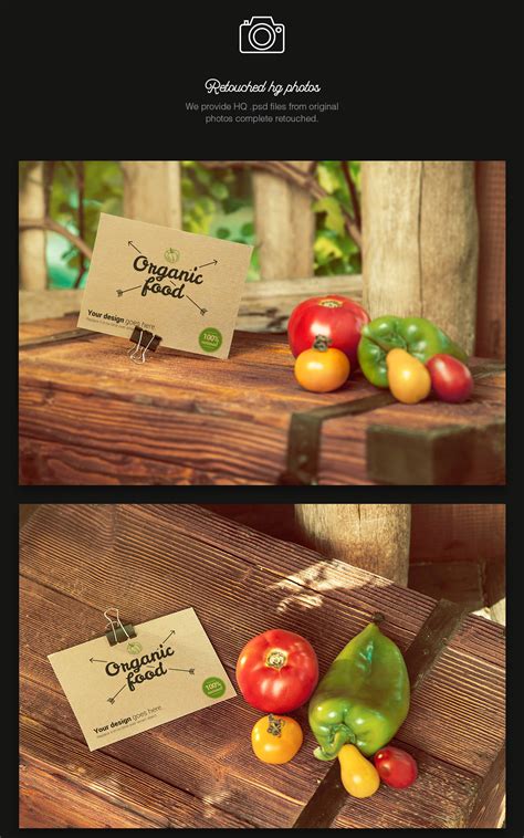 organic food photo mockup vegetables csform