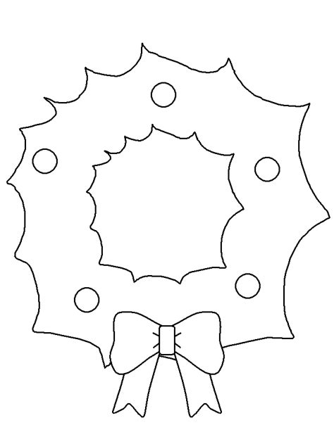 wreath christmas coloring pages coloring page book
