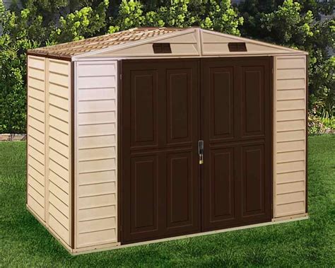 duramax  storeall vinyl shed  foundation