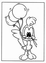 Looney Tunes Coloring Pages Color Coloringpages1001 Colouring Kleurplaten Book sketch template