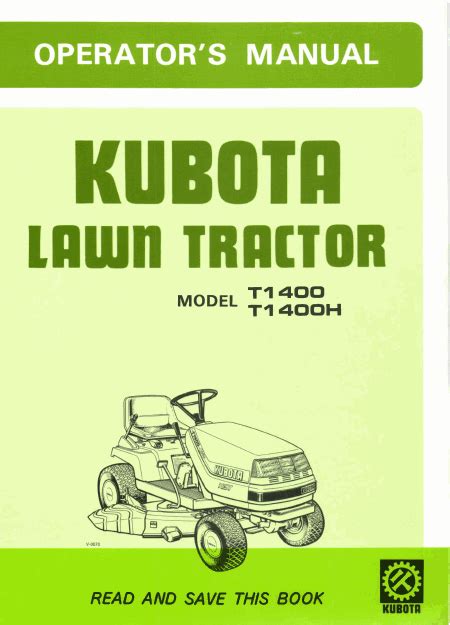 kubota  users guide english