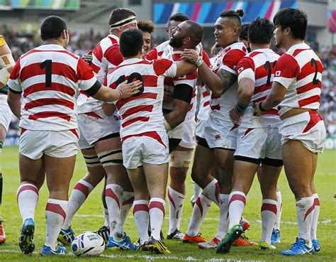 japan beats south africa  biggest shock  rugby world cup history  japan times