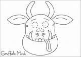 Gruffalo Grufalo Masque Eyfs Bezoeken sketch template