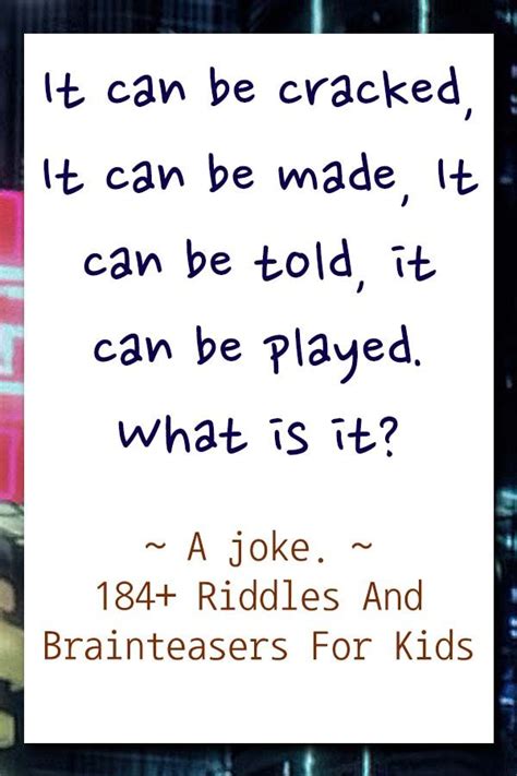 pin  riddles  answers funny