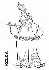 Smallfoot Coloring Pages Yeti Printable Kolka Cartoon Scribblefun Print Movie Coloriage Sheets Info Book Size Choose Board sketch template