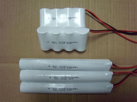 emergency lighting nicad battery packs   mah battery pack