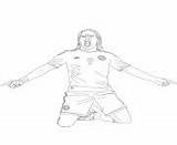 Soccer Coloring Pages Printable Maradona Falcao Radamel Book sketch template