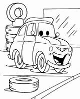 Luigi Coloring Cars Printable Topcoloringpages sketch template