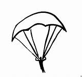 Skizze Fallschirmspringer Weite Malvorlage Ausmalbild sketch template