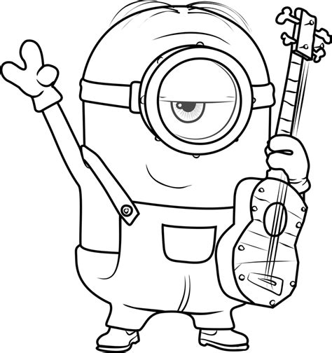 minions coloring pages  printable coloring pages  kids