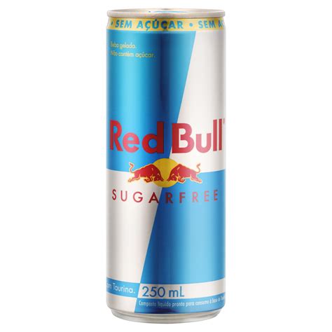 energetico sem acucar red bull energy drink sugarfree  ml pao de