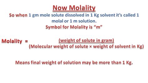 smart class   calculate molality