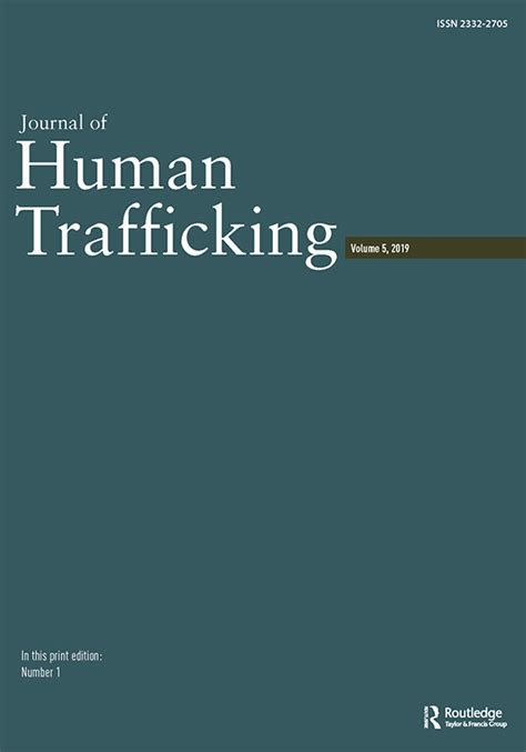 Sex Trafficking As A News Story Evolving Structure And