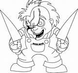 Chucky Coloring Pages Jason Doll Freddy Vs Printable Drawing Scary Killer Friday 13th Sheets Color Print Tiffany Getcolorings Getdrawings Enchanting sketch template