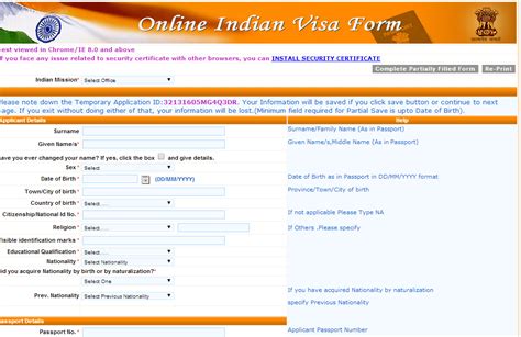 Online India Visa Form Apply For India Visa Online Apply