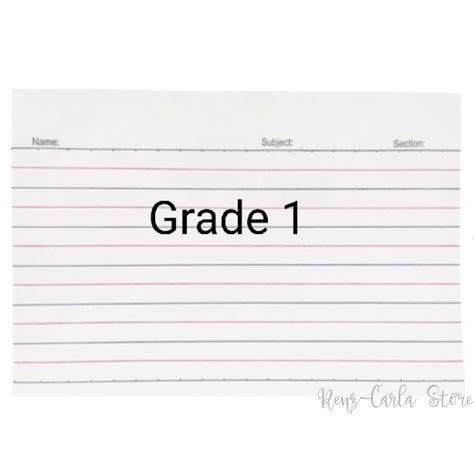 grade  pad paper  kindergarten  grade  students  pad
