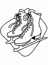 Skates Coloring Iarna Skating Colorat Planse Desene Iceskates Clipartbest Anotimpuri sketch template