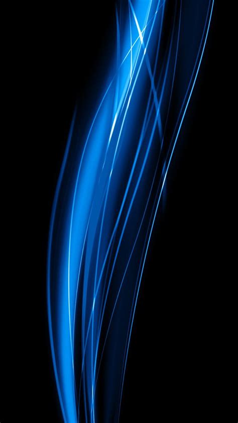 abstract blue shiny wave swirl dark background iphone