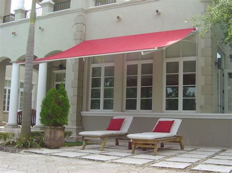 retractable awnings canopies miami awning shade solutions